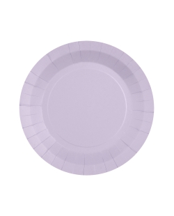Platos redondo grande Violeta 22.5cm fibra natural 290gr/m2 ***OFERTA DTO NO ACUMULABLE