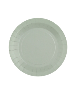 Platos redondo grande Gris Antracita 22.5cm fibra natural 290gr/m2 ***OFERTA DTO NO ACUMULABLE