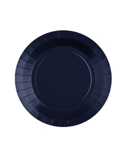 Platos redondo grande Azul 22.5cm fibra natural 290gr/m2 ***OFERTA DTO NO ACUMULABLE