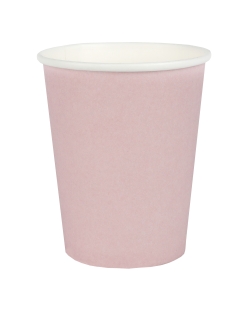 Vasos Rosa Claro 7.8x9cm 25cl Carton ***OFERTA DTO NO ACUMULABLE