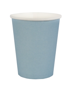 Vasos Azul Claro 7.8x9cm 25cl Carton ***OFERTA DTO NO ACUMULABLE