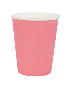Vasos Rosa 7.8x9cm 25cl Carton ***OFERTA DTO NO ACUMULABLE