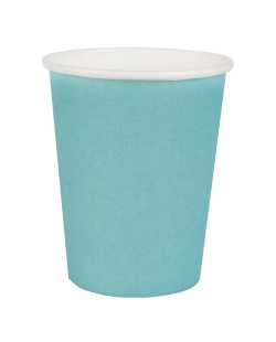 Vasos Azul Cielo 7.8x9cm 25cl Carton ***OFERTA DTO NO ACUMULABLE