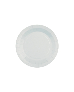 Platos redondo peque&ntilde;o Gris Perla 17.5cm fibra natural 290gr/m2 ***OFERTA DTO NO ACUMULABLE