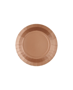 Platos redondo peque&ntilde;o Bronce 17.5cm fibra natural 290gr/m2 ***OFERTA DTO NO ACUMULABLE