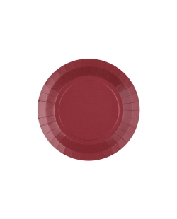 Platos redondo peque&ntilde;o Burdeos 17.5cm fibra natural 290gr/m2 ***OFERTA DTO NO ACUMULABLE