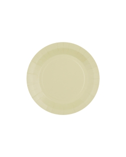 Platos redondo peque&ntilde;o Marfil 17.5cm fibra natural 290gr/m2 ***OFERTA DTO NO ACUMULABLE