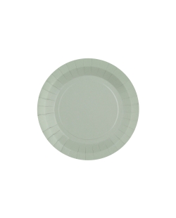 Platos redondo peque&ntilde;o Gris Antracita 17.5cm fibra natural 290gr/m2 ***OFERTA DTO NO ACUMULABLE