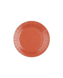 Platos redondo peque&ntilde;o Terracota 17.5cm fibra natural 290gr/m2 ***OFERTA DTO NO ACUMULABLE