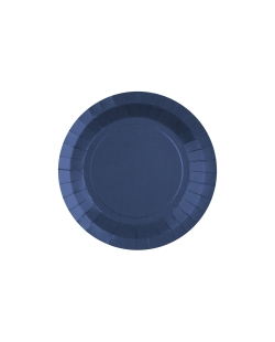Platos redondo peque&ntilde;o Azul Real 17.5cm fibra natural 290gr/m2 ***OFERTA DTO NO ACUMULABLE