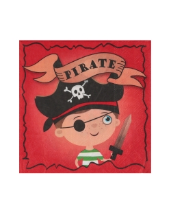 Servilletas Pirata 33X33cm Papel 3 Capas ***OFERTA DTO NO ACUMULABLE