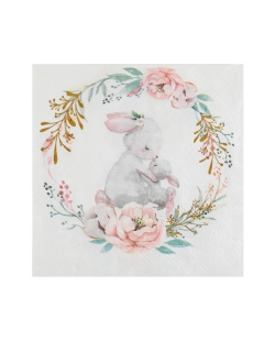 Servilletas Pequeño Conejito 33 X 33cm Papel 3 Capas ***OFERTA DTO NO ACUMULABLE