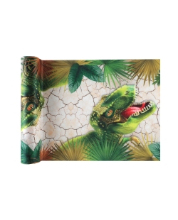 Camino Mesa Dinosaurio 30cm X 5m Tejido No Tejido Poliester ***OFERTA DTO NO ACUMULABLE