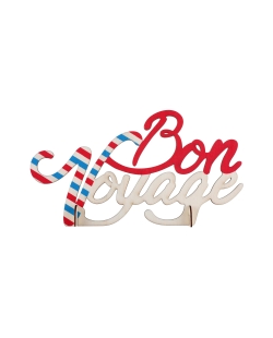 Centro Mesa Buen Viaje 30 X 16.5cm Madera ***OFERTA DTO NO ACUMULABLE