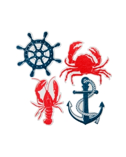 Deco Mesa Confeti Marinero 3X4.5cm Madera ***OFERTA DTO NO ACUMULABLE