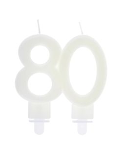 Vela Fluorescente Numero 80 7.5X9cm Parafina Y Plastico ***OFERTA DTO NO ACUMULABLE