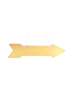 Deco Flecha Oro 43 X 10.8 X 17cm Carton ***OFERTA DTO NO ACUMULABLE