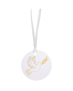 Marcasitio Etiqueta Ceremonia 5cm Carton Y Saten ***OFERTA DTO NO ACUMULABLE