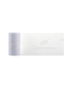 Cinta Tul Comunion Blanco 80mm 10M Poliester ***OFERTA DTO NO ACUMULABLE