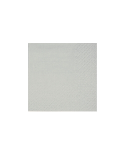 Servilletas cristal coctel Gris Perla 21x20cm Papel 3c 18gr/m2 ***OFERTA DTO NO ACUMULABLE