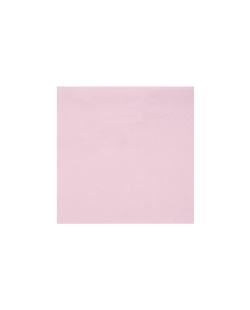 Servilletas cristal coctel Rosa Claro 21x20cm Papel 3c 18gr/m2 ***OFERTA DTO NO ACUMULABLE