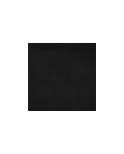 Servilletas cristal coctel Negro 21x20cm Papel 3c 18gr/m2 ***OFERTA DTO NO ACUMULABLE