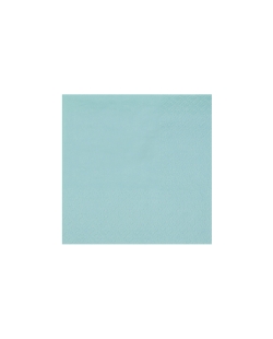 Servilletas cristal coctel Azul Claro 21x20cm Papel 3c 18gr/m2 ***OFERTA DTO NO ACUMULABLE