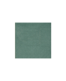 Servilletas cristal coctel Eucalipto 21x20cm Papel 3c 18gr/m2 ***OFERTA DTO NO ACUMULABLE