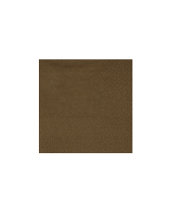 Servilletas cristal coctel Chocolate 21x20cm Papel 3c 18gr/m2 ***OFERTA DTO NO ACUMULABLE