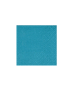 Servilletas cristal coctel Azul Agua 21x20cm Papel 3c 18gr/m2 ***OFERTA DTO NO ACUMULABLE
