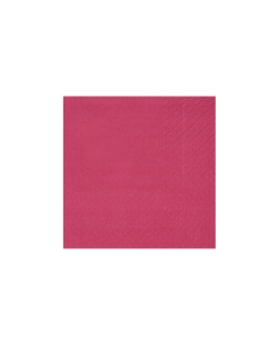 Servilletas cristal coctel Fucsia 21x20cm Papel 3c 18gr/m2 ***OFERTA DTO NO ACUMULABLE