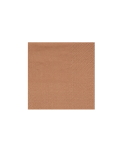 Servilletas cristal coctel Bronce 21x20cm Papel 3c 18gr/m2 ***OFERTA DTO NO ACUMULABLE
