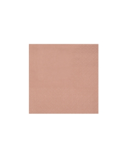 Servilletas cristal coctel Oro Rosado 21x20cm Papel 3c 18gr/m2 ***OFERTA DTO NO ACUMULABLE