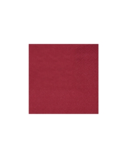 Servilletas cristal coctel Burdeos 21x20cm Papel 3c 18gr/m2 ***OFERTA DTO NO ACUMULABLE