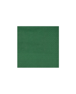 Servilletas cristal coctel Verde Oscuro 21x20cm Papel 3c 18gr/m2 ***OFERTA DTO NO ACUMULABLE