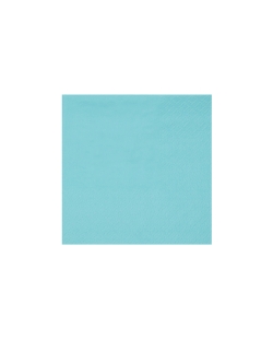 Servilletas cristal coctel Azul Cielo 21x20cm Papel 3c 18gr/m2 ***OFERTA DTO NO ACUMULABLE