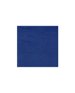 Servilletas cristal coctel Azul Real 21x20cm Papel 3c 18gr/m2 ***OFERTA DTO NO ACUMULABLE