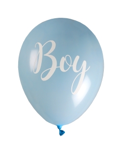 Globos Latex Girl Or Boy Azul 23cm ***OFERTA DTO NO ACUMULABLE