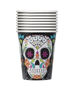 Vasos 266ml Catrinas Carton