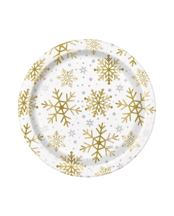 Platos 22,8cm Copos Nieve