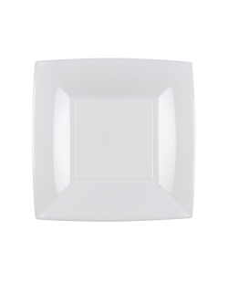 Plato Reutilizable 18cm Blanco Polipropileno ***OFERTA DTO NO ACUMULABLE