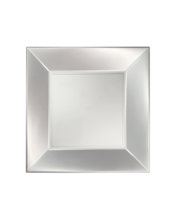 Plato Reutilizable 18cm Blanco Perlado Polipropileno ***OFERTA DTO NO ACUMULABLE