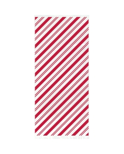 Bolsas Celofan Rayas Rojas 12,7 X 27,9cm