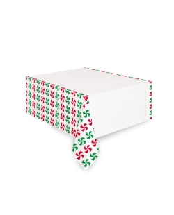Mantel Plastico Navidad Menta 137 X 213cm