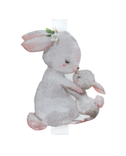 Pinzas Pequeño Conejito 3.5 X 5cm Madera ***OFERTA DTO NO ACUMULABLE