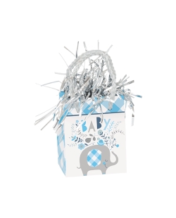 Peso Bolsa Regalo Elefante Azul 156gr 8X6X4cm