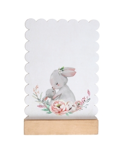 Marcasitios Pequeño Conejito 10 X 14.5cm Madera ***OFERTA DTO NO ACUMULABLE