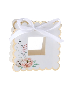 Caja Pequeño Conejito 7 X 3 X 7cm carton PVC Y Saten ***OFERTA DTO NO ACUMULABLE