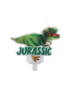 Vela Forma Dinosaurio 7.5X6cm Parafina Y Plastico ***OFERTA DTO NO ACUMULABLE