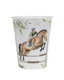 Vasos Paseo Caballo 7.8 X 9,7cm 27cl Carton ***OFERTA DTO NO ACUMULABLE